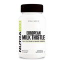 NutraBio European Milk Thistle Supplement, 241mg - Unterstützt antioxidative Vorteile und Wellness, 90 Kapseln
