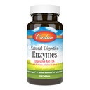 Carlson - Natürliche Verdauungsenzyme, Verdauungshilfe #34 mit Protease, Amylase & Lipase, Verdauungsunterstützung, Nährstoffabsorption & Optimale Wellness, 100 Tabletten