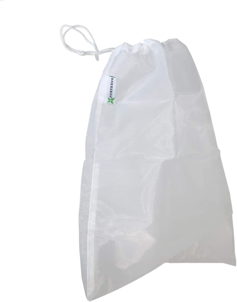 Traditionelle Kava Strainer Tasche, 15x8.5 Zoll, Nylon, 75 Micron, wiederverwendbar
