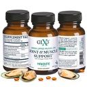 GLX3 Capsules d'huile de moules à lèvres vertes pour le soutien des articulations et des muscles
