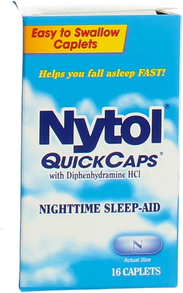 Nytol QuickCaps 16 Caps (Pack mit 5)