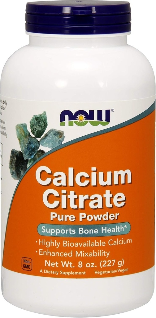 Calcium Citrat Pulver Jetzt Lebensmittel 8 Unze Pulver