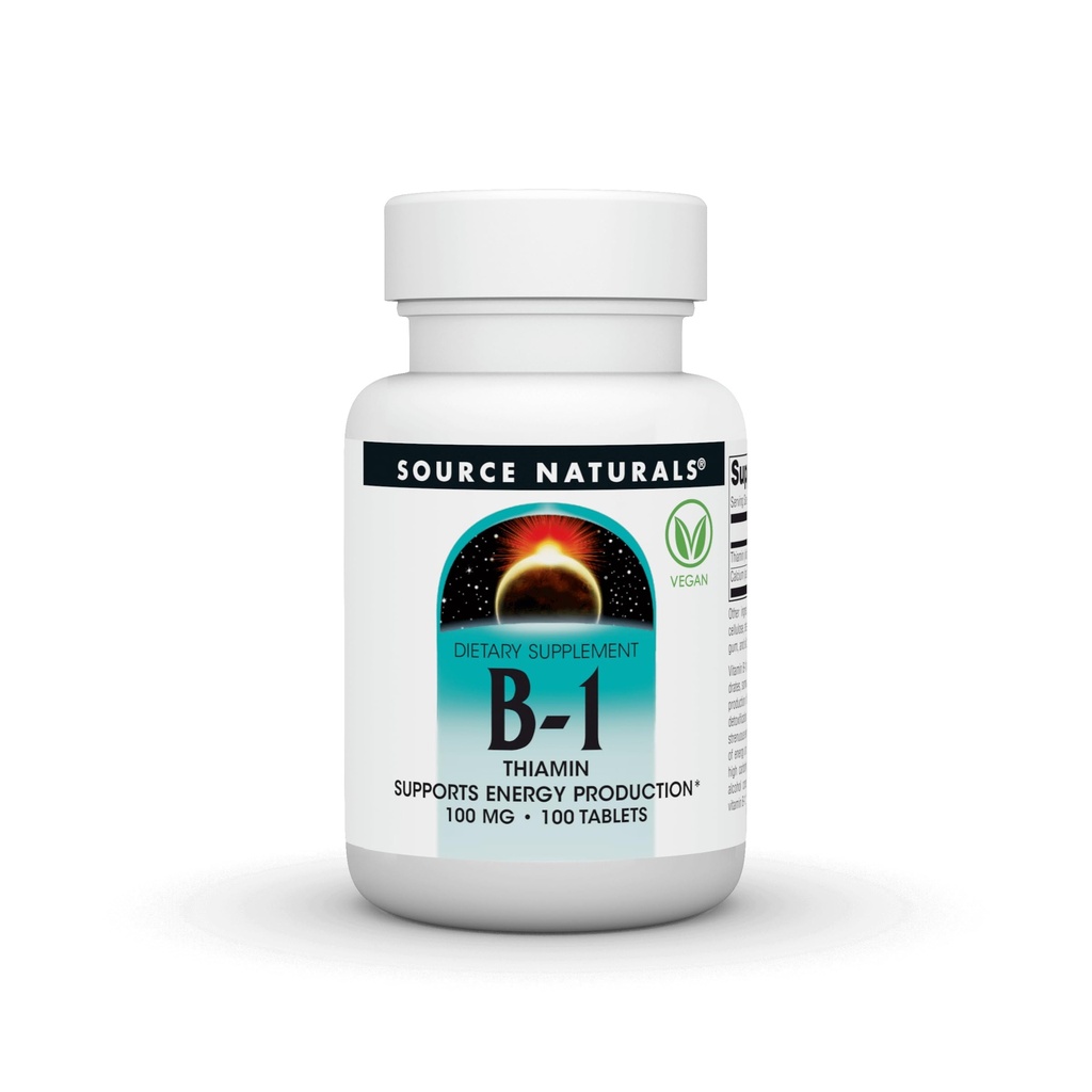 Vitamin B-1 100mg Quelle Naturals, Inc. 100 Tabs