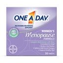 One A Day Women's Menopause Multivitamin with Vitamin A, Vitamin C, Vitamin D, Vitamin E and Zinc for Immune Health Support, Bone health, 50 Count (Packaging May Vary)