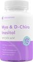Myo-Inositol & D-Chiro Inositol Blend mit 100% täglicher Folat - 40:1 Physiologischer Ratio - Polycystisches Ovary-Syndrom (PCOS), Hormonal Balance und Ovarian Support 120 Kapseln
