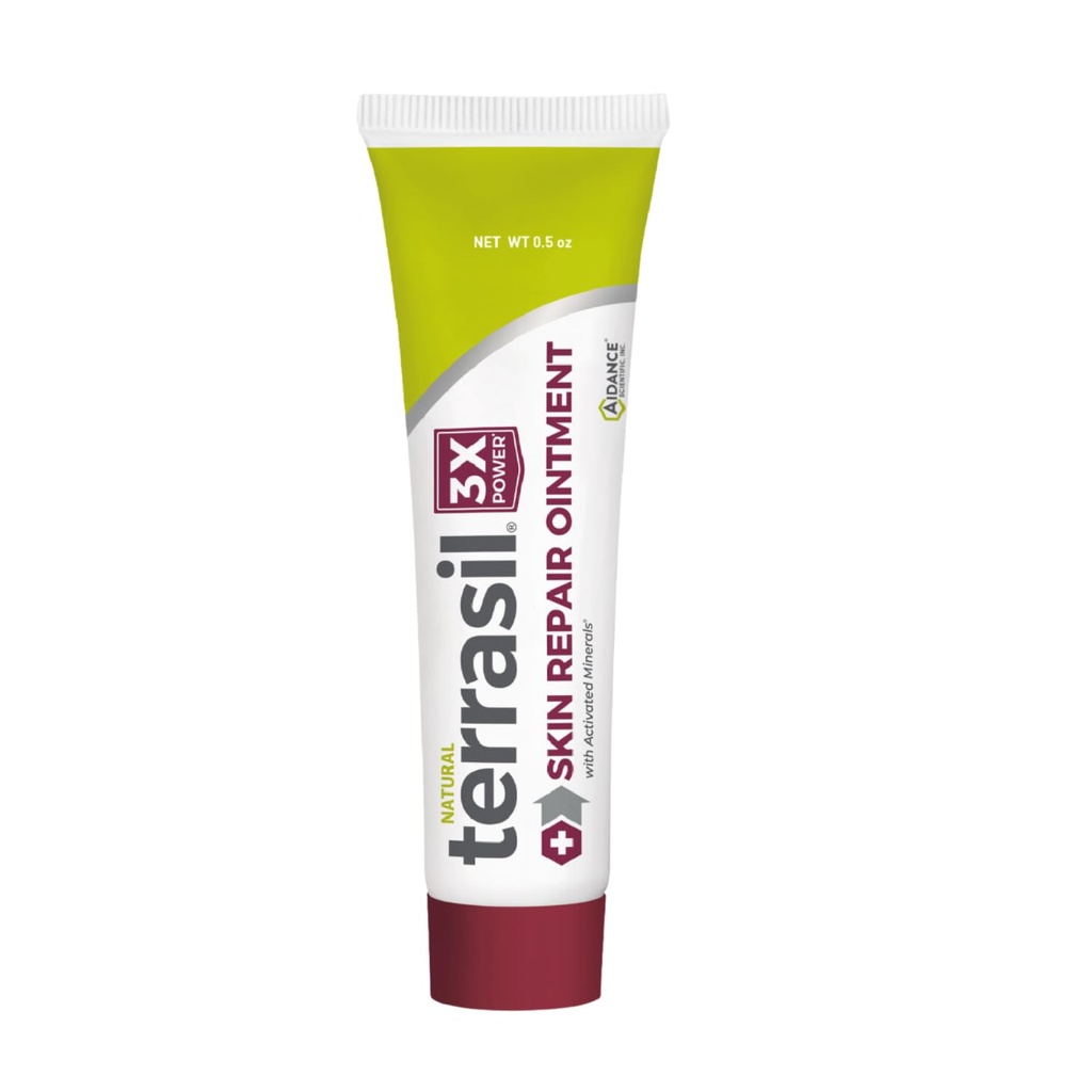 terrasil Skin Repair for Angular Cheilitis, Folliculitis, Impetigo, Lichen Sclerosis, Boils, Pitted Keratolysis, Fast Relief & unterstützt Heilung. Dermatologe getestet & Allergiker zugelassen (0,5 oz)