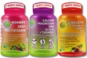 Pflanzenbasierte Immun-, Knochen- und Energieunterstützung Bundle – Quercetin mit Bromelain, Vitamin C & Zink + Calcium Magnesium mit D3, K2 & Turmeric + Women’s Multivitamin mit Iron & Organic Superfoods
