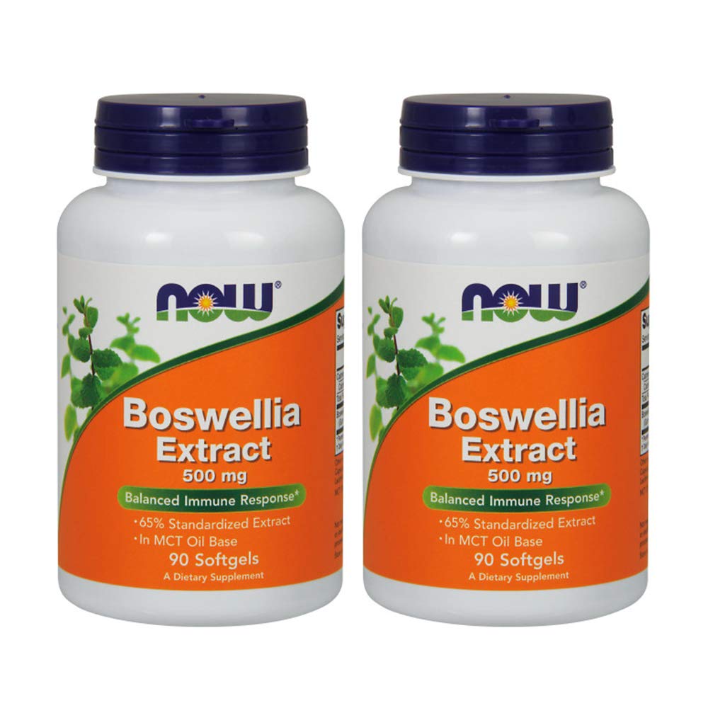 Maintenant les aliments Boswellia Extrait 500 mg de softgels, 90 Nombre x 2