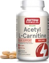Jarrow Formeln Acetyl L-Carnitin Kapseln - 500 mg - 60 Count - Für Gehirn Gesundheit & Fettsäure Stoffwechsel - Gemüse Kapseln - Non-GMO - Glutenfrei