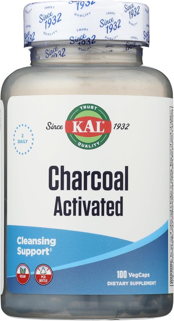 KAL Charcoal, 280 mg, 100 Kapseln