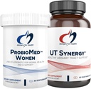 Designs für Gesundheit Vaginal Probiotic & UT Support Bundle - ProbioMed Women Probiotic (30 Kapseln) für Gut Health & Vaginal pH, UT Synergy (60 Kapseln) Urinary Tract Support mit Hibiscus & D-Mannose