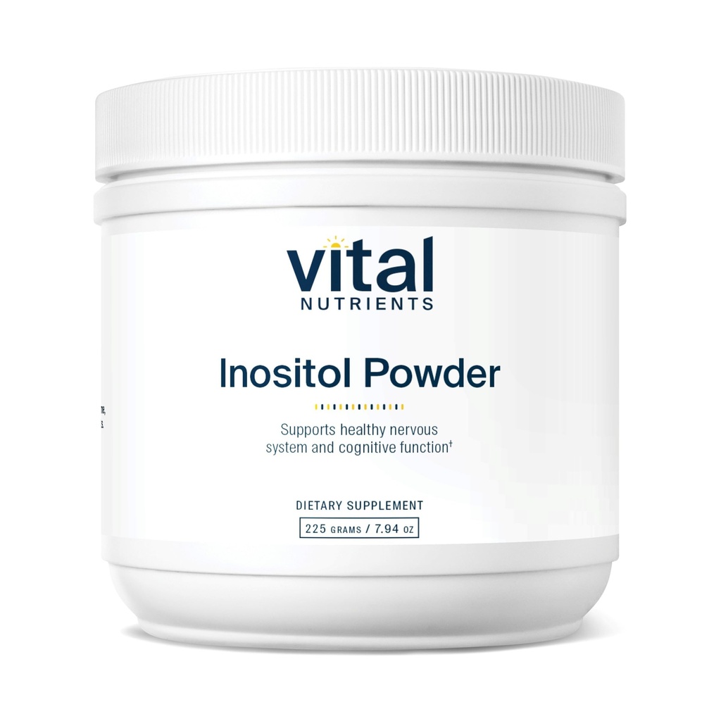 Nutriments vitaux Poudre d'inositol de Myo Supplément d'inositol pour les femmes et les hommes Supporte l'énergie, le système nerveux, le métabolisme et la fonction ovarienne*
