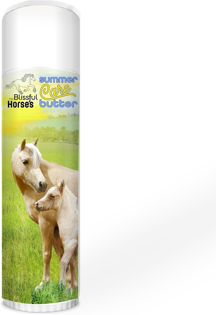 Die Blissful Horses Summer Care Sun Butter, Gentle Horse Sunscreen, Easy-to-Apply Equine Sunblock Lösung, Must-Have Horse Essentials for All Day Sun Protection, 0.50 oz.
