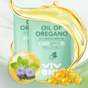 VivoNu Öl von Oregano mit schwarzem Samenöl, Balanced Oil von Oregano Kapseln, Bio OreganoOil Softgels,Carvacrol,Thymochinon, Non-GMO