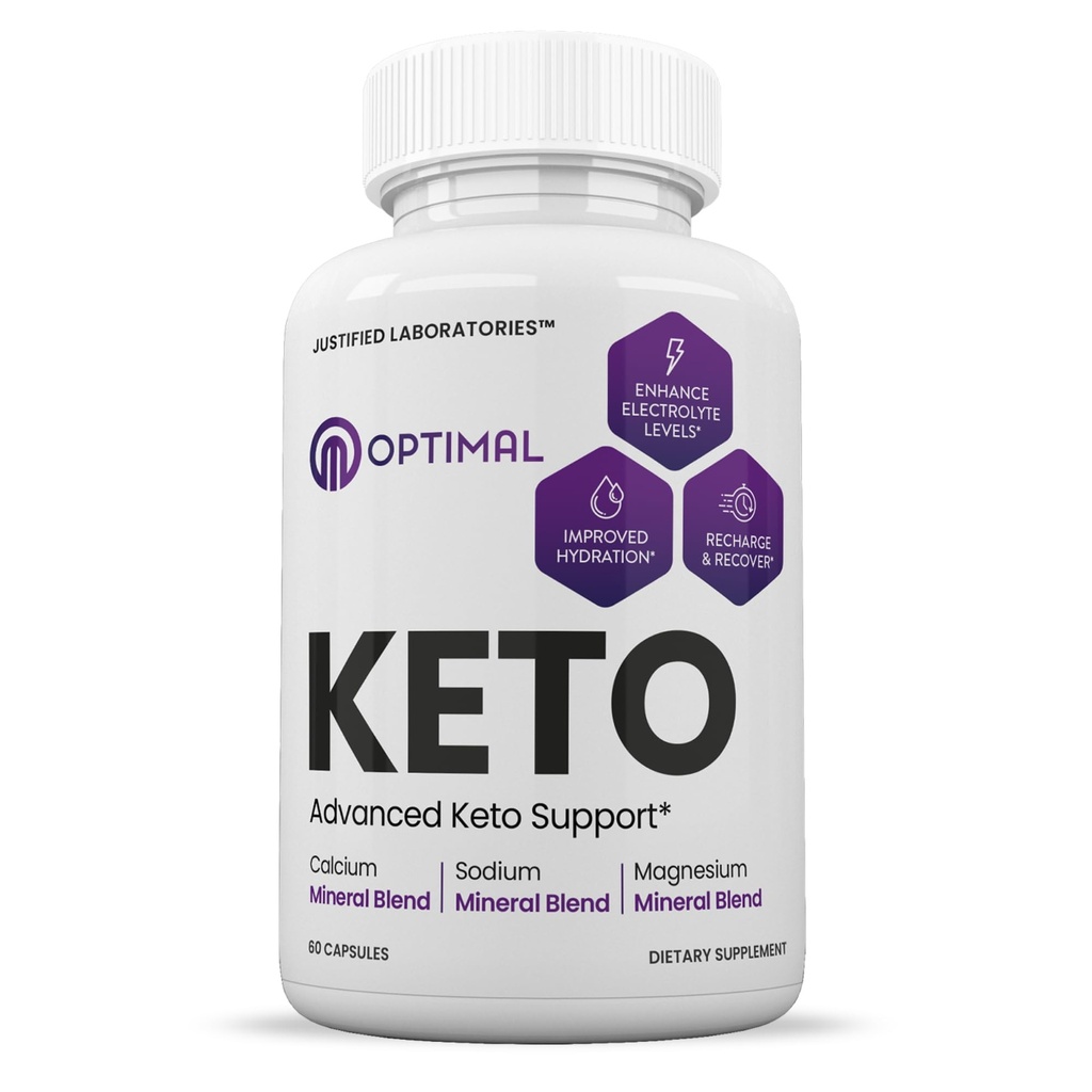 Justified Laboratories Optimal Keto - 60 Kapseln - Ketogene Unterstützung von Apfel Apfel Apfel Apfelessig, Grüner Teeblatt, Vitamin C, Vitamin D3 & Extra Virgin Olivenöl - 30 Servierungen