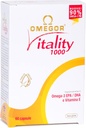 OMEGOR Omega 3 Fish Oil Supplement IFOS zertifizierte Vitalität 1000 mit 800mg EPA und DHA pro Kapsel - Kein Fisch Nachgeschmack, Non-GMO (60 Softgels)