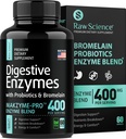 Verdauungsenzyme mit Probiotika für Frauen und Männer Verdauungshilfe - Bloating Relief, Gut Health Supplements: Bromelain, Papaya Enzyme, Acidophilus Probiotic, Lactase Enzyme für Verdauung - 60 Pillen