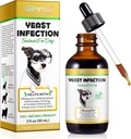 Hefe-Infektion Behandlung für Hunde, Hund Ohr Infektion Behandlung Hunde Hefe Ohr Infektion Behandlung für juckende Hund Haut Relief, Hunde Allergy Relief, Hund Ohr Infektion- 2 Fl Oz / 60ml