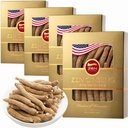 4 Boxen von American Wisconsin Ginseng - Small Long Root - Premium Quality Panax Ginseng. Boosts Body Immunity, Energy for Men & Women (16oz)