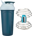 HydraCup Power Shaker w/Weighted Whisk, 28oz - Schnelleres Mischen, Weniger Shaking erforderlich, Klump-Free Protein Shakes, Shaker Cup (Polypropylen, Blau)