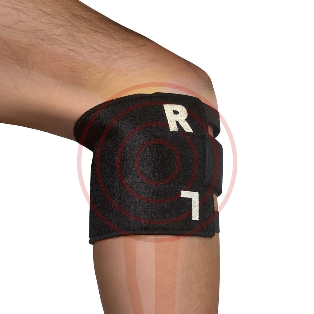Kniestütze für Sciatica wie auf TV mit Druckpunkt-Halterung Glaubt Acudruck Beine Sciatica, Verstellbare Selbstheizung Kniestützen Wraps & Schmerz Relief für Männer und Frauen (CL-1)