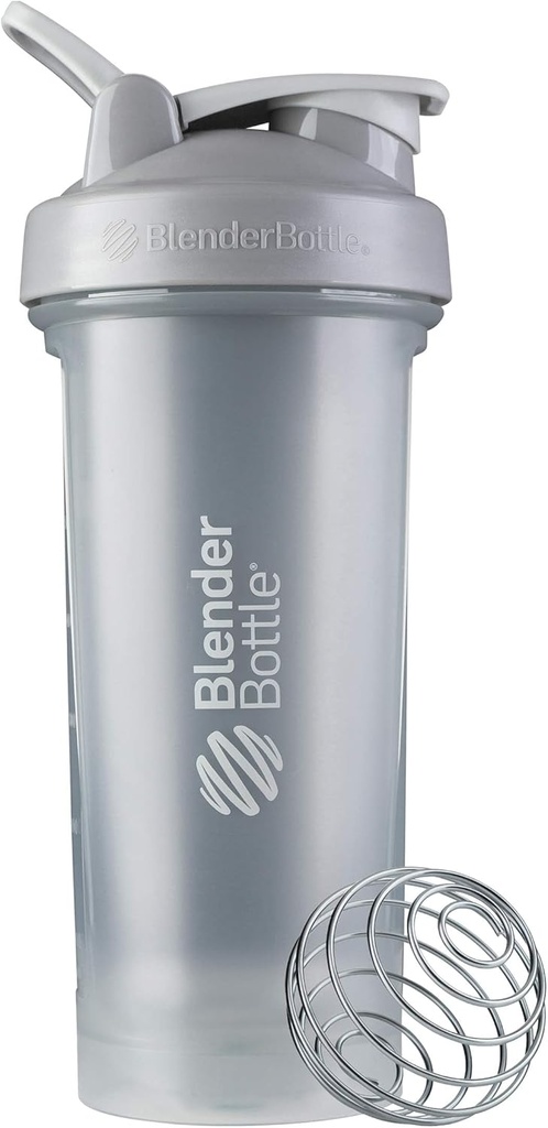 BlenderBottle Classic V2 Shaker Bottle Perfekt für Protein Shakes und Pre Workout, 28-Ounce, Pebble Grey