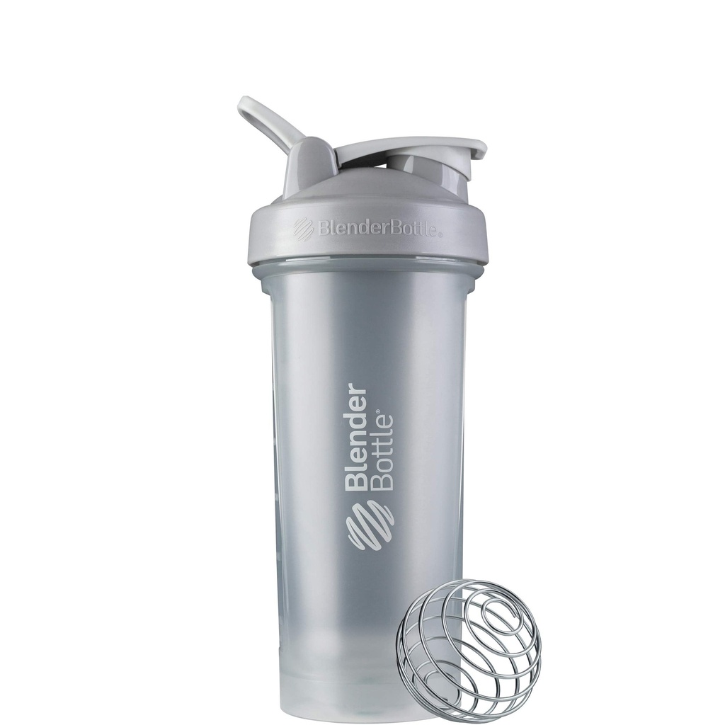Bouteilles de mélange Classic V2 Shaker Bouteille parfaite pour les shakes protéiques et pré-entraînement, 28-Ounce, Gris de galets