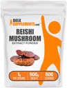 BulkSupplements.com Reishi Pilz-Extrakt-Pulver - Reishi Pilz-Pulver, Beilage für Gesamt-Well-Being - Glutenfrei, 1g pro Servierung, 500g (1.1 lbs) (Pack von 1)