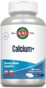 KAL Calcium+ ActivGels 1000mg | Calcium, Magnesium, Zink und Vitamin D-3 | Formuliert, um gesunde Zähne und Knochen zu unterstützen | Soy Free | 100 Softgels