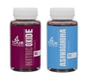 4YWN Oxyde nitrique et supplément d'Ashwagandha Gummies Bundle, stimuler l'énergie et la restauration, non-OGM, sans gluten, sans gélatine et sans casher.
