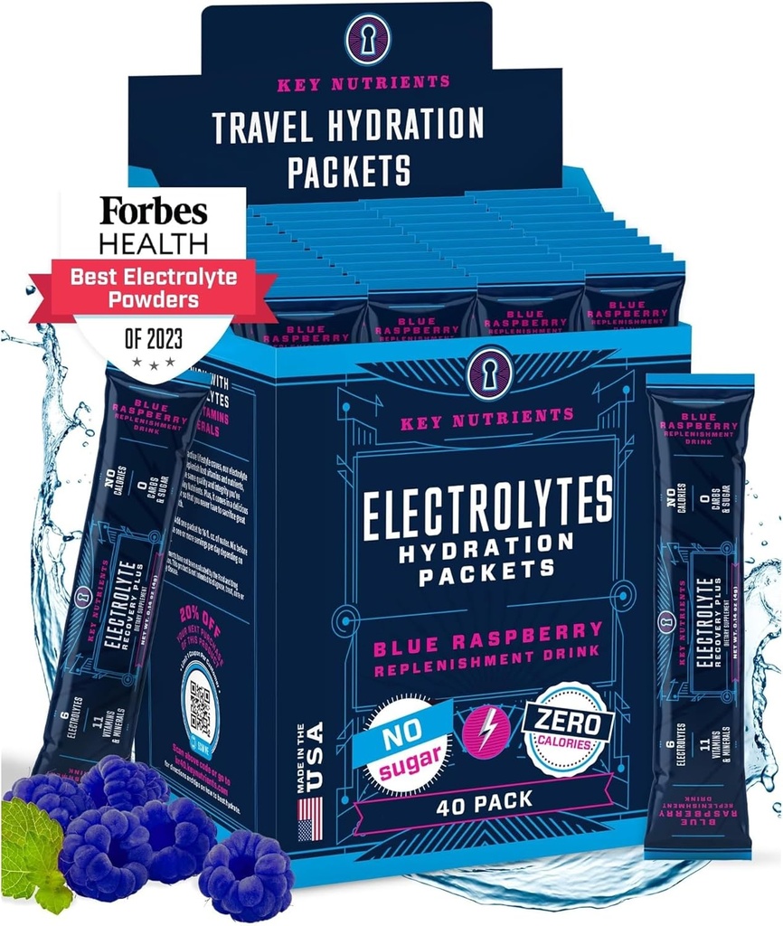 KEY NUTRIENTS Elektrolyte Blue Raspberry 40s