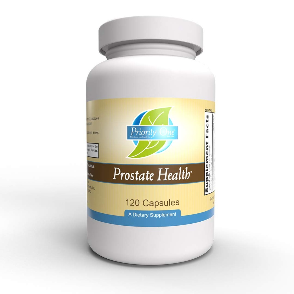 Priorité 1 Vitamines Prostate Health 120 Capsules - Soutenir une prostate saine tout en maintenant les hormones masculines à l'intérieur de la gamme normale avec le bénéfice ajouté de la prostate entière Gland.*