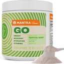 Zahler Mantra Go, The Pre-Workout Energy Booster Supplement, Tropical Berry Flavored, 30 Portionen.