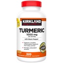 Kirkland Signature Turcuma avec poivre noir, 1000mg (320 Nombre)