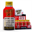 Fruit Punch Extra Strength Energy Shot 12 pk – 260mg Natural Caffeine B12 B6 – Energy & Focus Support – 2 Servierungen Sugar Free Zero Calorie Green Tea B-Vitamins Elektrolyte Vegan – 1,93 fl oz