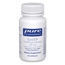 Reine Kapseln 5-HTP 100 mg - Gehirngesundheit, Schlafregulierung & Appetitunterstützung* - 5-Hydroxytryptophan - Glutenfrei & Non-GMO - 60 Kapseln