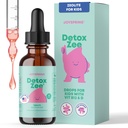 JoySpring DetoxZee Zeolite Tropfen für Kinder – Clinoptilolit mit Vitamin D3 & Cyanocobalamin Vitamin B12 – Natürliche Berry Flavor Flüssigkeit | 30 Portionen