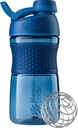 Bouteilles de mélange 20-Ounce Black et Navy Protein Shaker Bouteilles avec mélangeurBall Wire Whisk