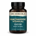 Dr. Mercola Niacinamid Vitamin B3-50 mg pro Tablet - Unterstützt Metabolische Gesundheit - Nicht-Flushing - Mini Tabs - Non-GMO, Glutenfrei & Soy-frei - 270 Servierungen (270 Tabletten)