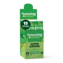 Amazing Grass Greens Blend Superfood: Super Greens Powder Smoothie Mix avec Spiruline, Chlorella, poudre de racine de betterave, enzymes digestives, prébiotiques et probiotiques, original, 15 portions (emballage mai Vary)