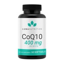 Luma Nutrition CoQ10 400mg Softgels - High-Absorption Coenzym Q10 - Co Q-10 200mg / 400mg pro Servierung - Herzgesundheit - 60 Liquid Softgels