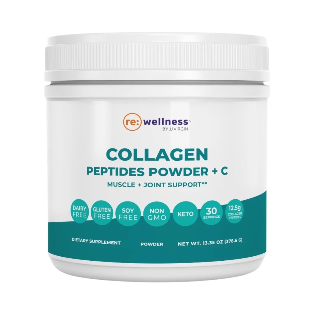 Reignite Wellness by JJ Virgin | Collagen Peptides Powder | Collagen Peptides Powder Supplement | Hair, Skin & Nails Support | Muscle & Joint Support Supplement | 30 Servings