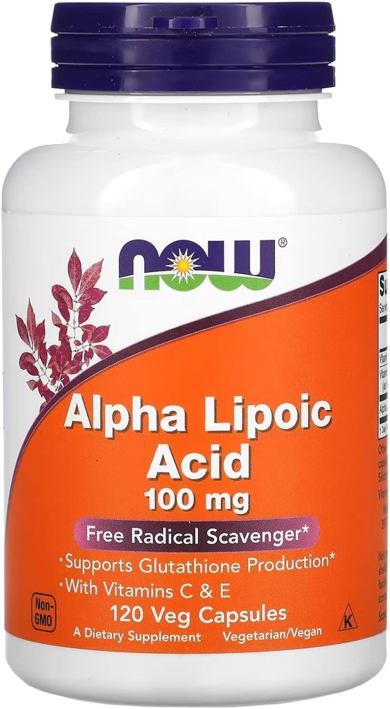 Jetzt Lebensmittel Alpha Lipsäure 100mg 120 Vcaps
