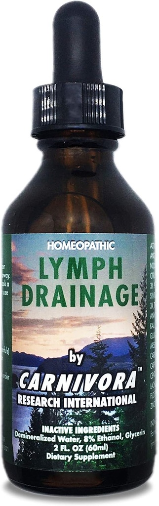 Carnivora - Lymphdrainage Tropfen - Stimuliert und reinigt Ihr lymphatic System – Flushes Cell Waste, Boosts Energy, kämpft Auspuff. 2 Fl Oz (Pack mit 1)