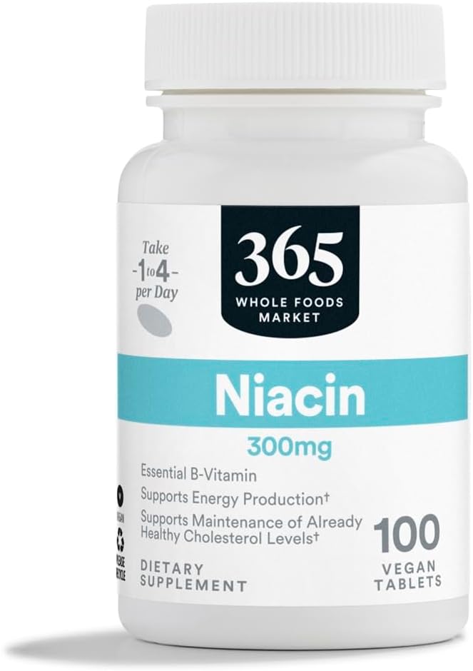 365 von Whole Foods Market, Niacin 300Mg, 100 Tabletten