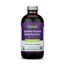 Flora Organic Black Elderberry Syrup + 8,5oz - Immun Booster mit Echinacea, für Kinder & Erwachsene, Ohne Zusatz von Zucker, Glutenfrei, Vegan, SambuGuard