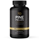 Surthrival: Pine Pollen Pulver Kapseln (180 Zähler), Wild Harvested, Energy & Endurance Restoration