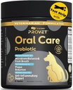 Oral Probiotic for Dogs – Advanced Dental Health Supplement mit Probiotics, Seaweed Green Tea Extract – unterstützt Zahnfleisch Gesundheit, reduziert Plaque & Bad Breath – 60 Kapseln und 2 Periodontal Teststreifen