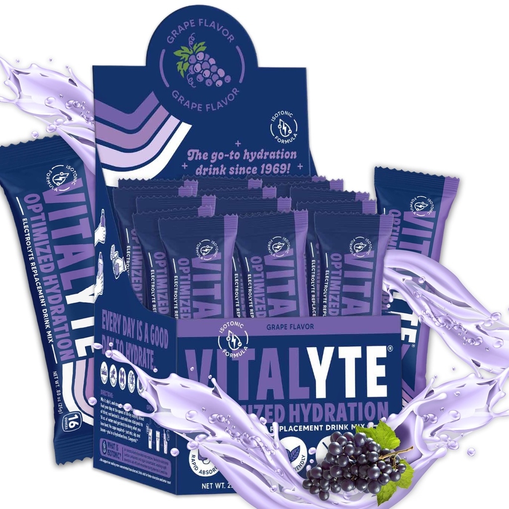 Vitalyte Electrolytes Packets Isotonic Sports Drink.