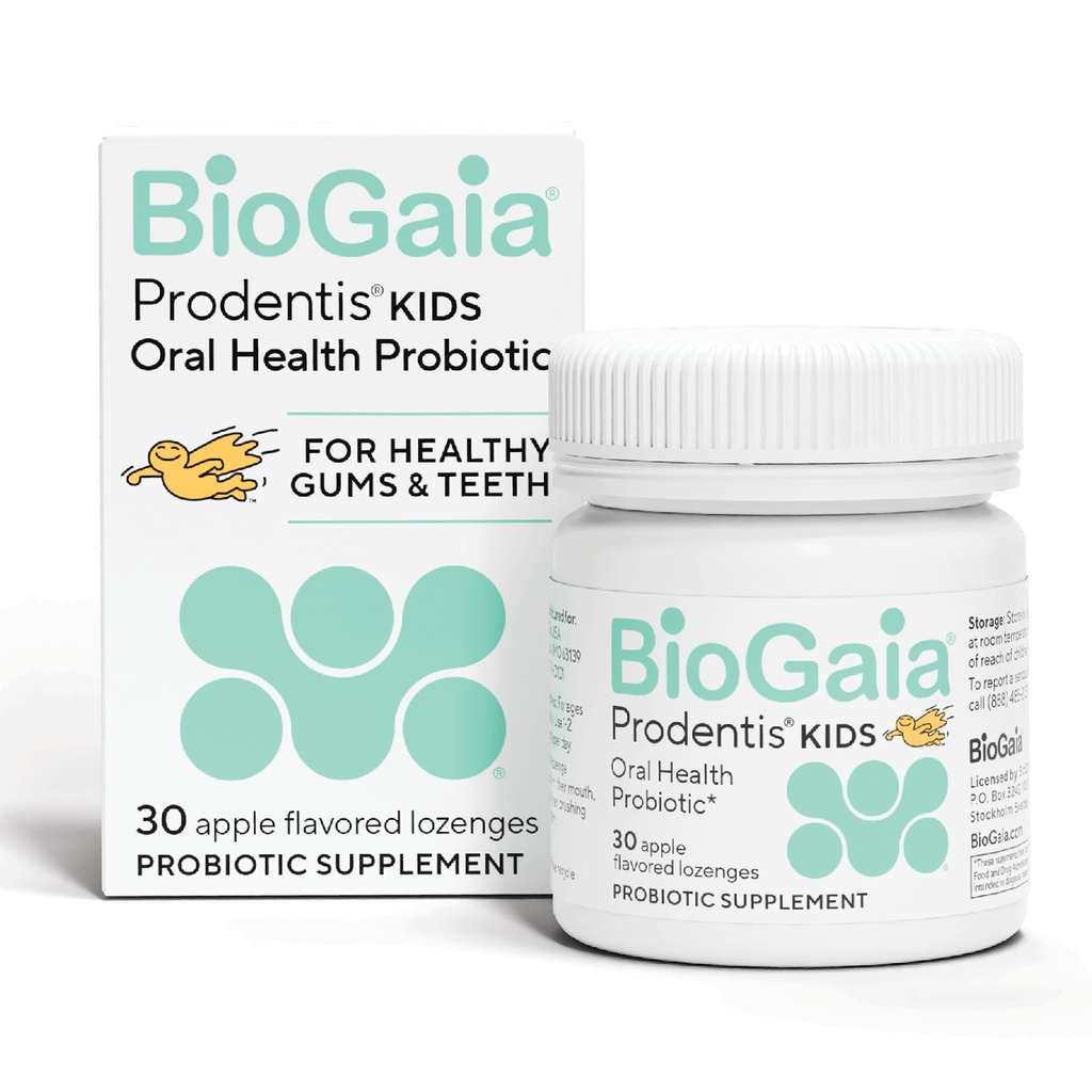BioGaia Prodentis Kids (en anglais seulement) Probiotiques dentaires pour les dents et les gencives (en anglais seulement)